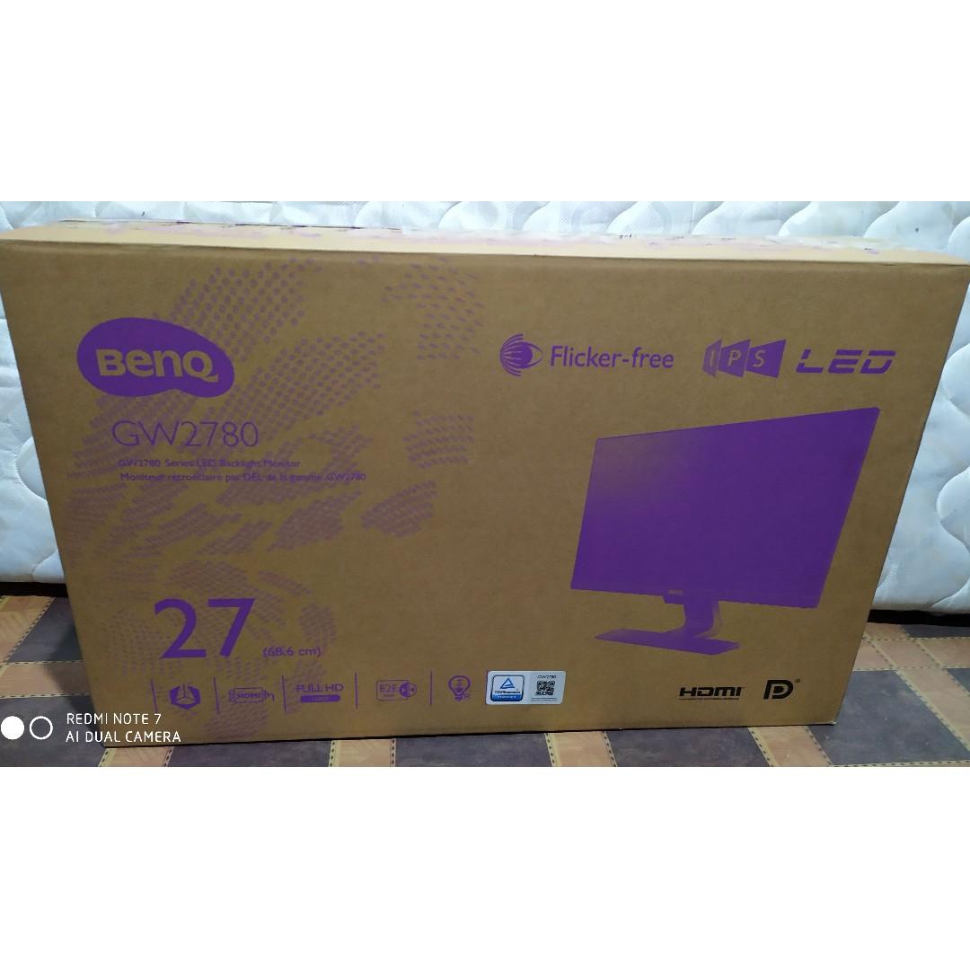 Benq Gw2780 27 Ips Frameless Monitor 1080p With Eye Care Technology Computers Tech Parts Accessories Monitor Screens On Carousell