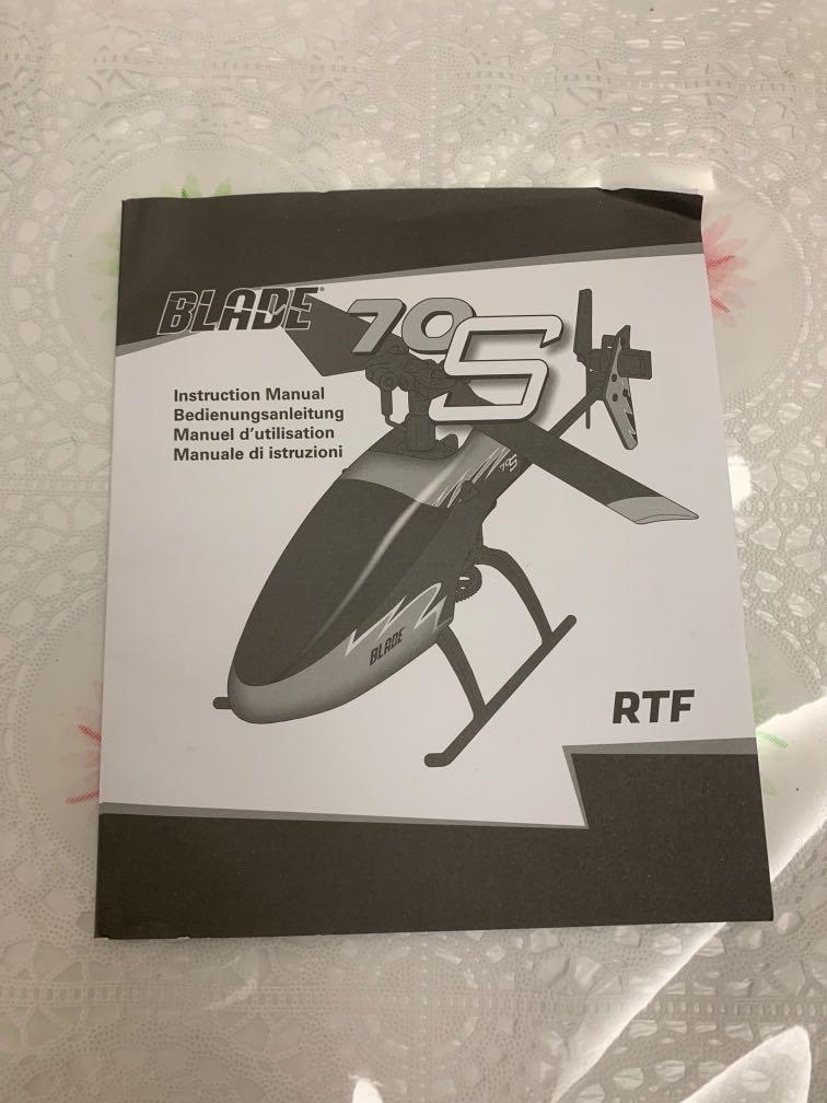 Blade 70S RTF RC Helicopter, 興趣及遊戲, 收藏品及紀念品, 明星周邊 Carousell