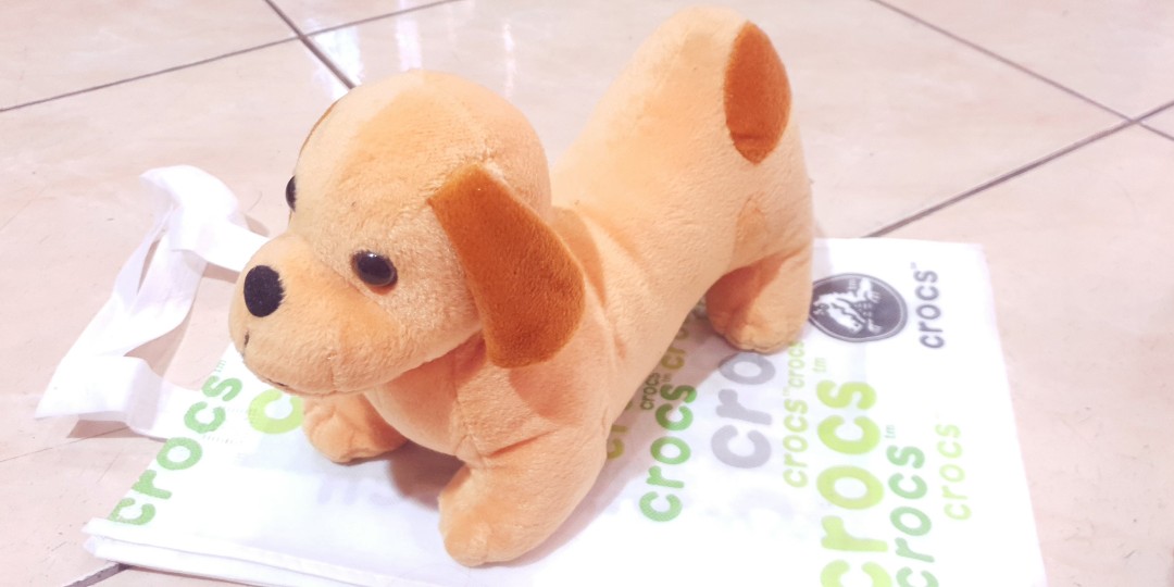 Boneka Anjing Peking Coklat Muda Babies Kids Toys Walkers On