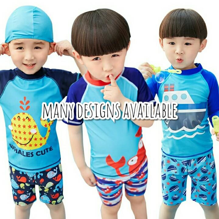 boys 2 piece swimwear