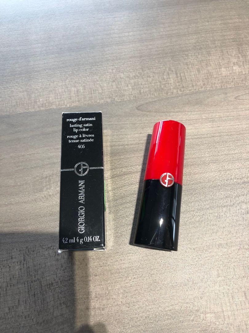 Brand New Authentic Giorgio Armani Lipstick in 405 lucky red