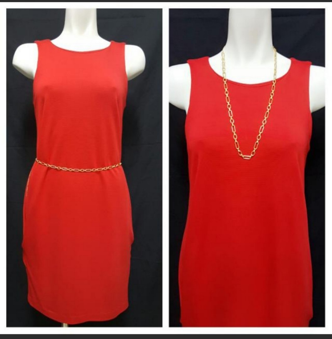 ck red dress