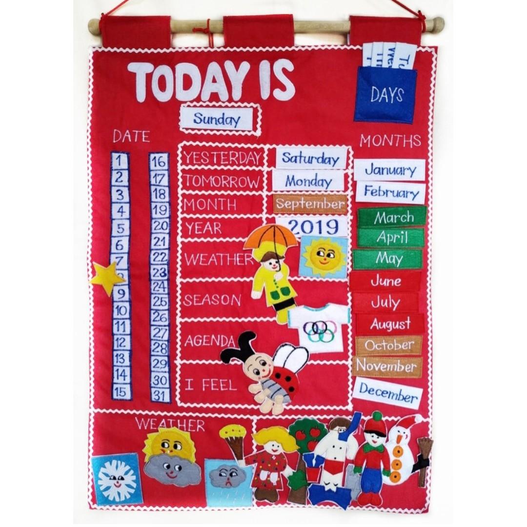 Calendar And Weather Chart Babies Kids Baby Nursery Kids