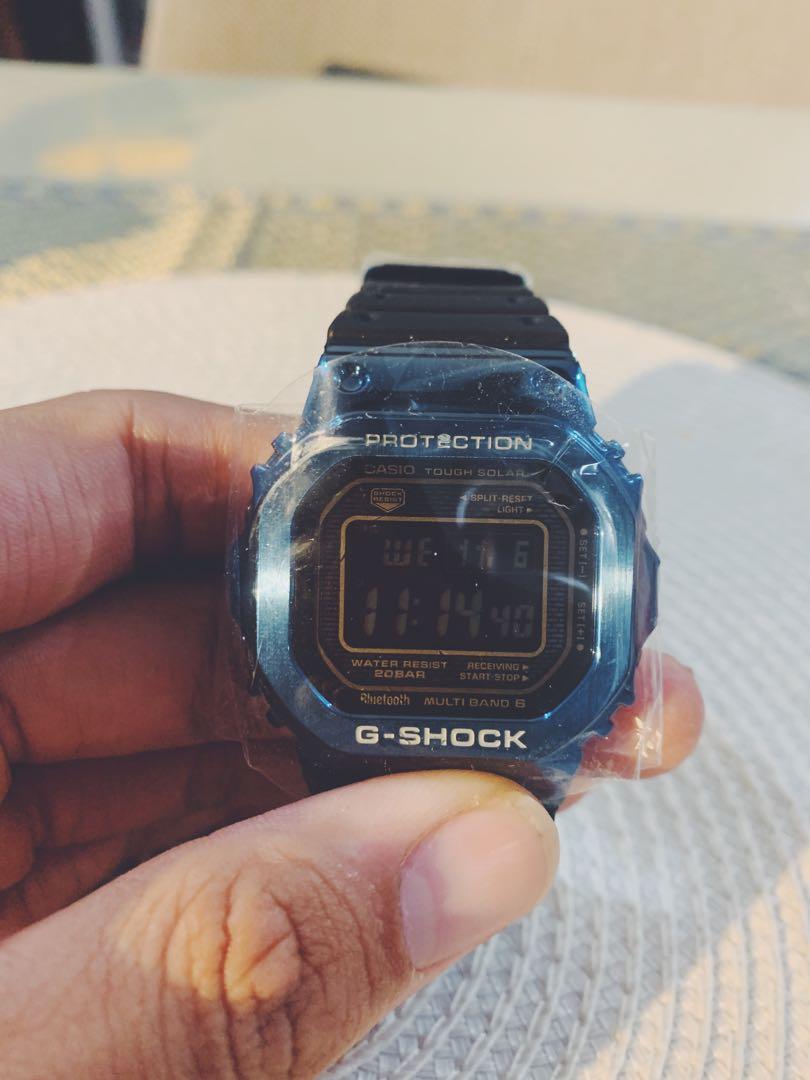 Casio GMW B5000 2JF Blue tint Luxury Watches on Carousell
