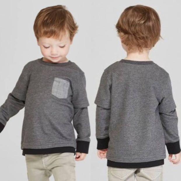 Cat Jack Boys Sweatshirt Babies Kids Boys Apparel 1 To 3