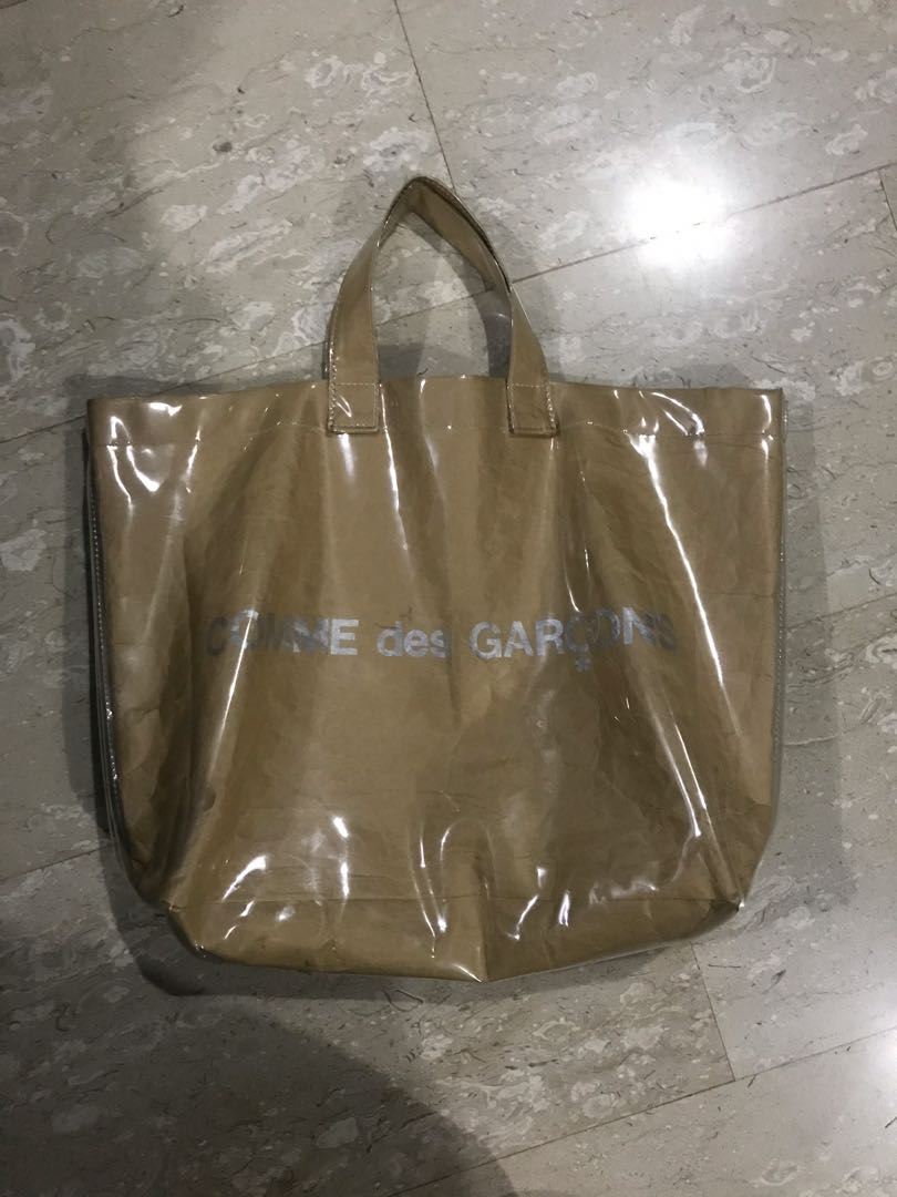 cdg paper tote