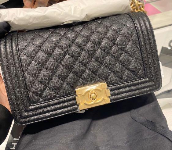 Chanel boy #29, Luxury, Bags & Wallets on Carousell