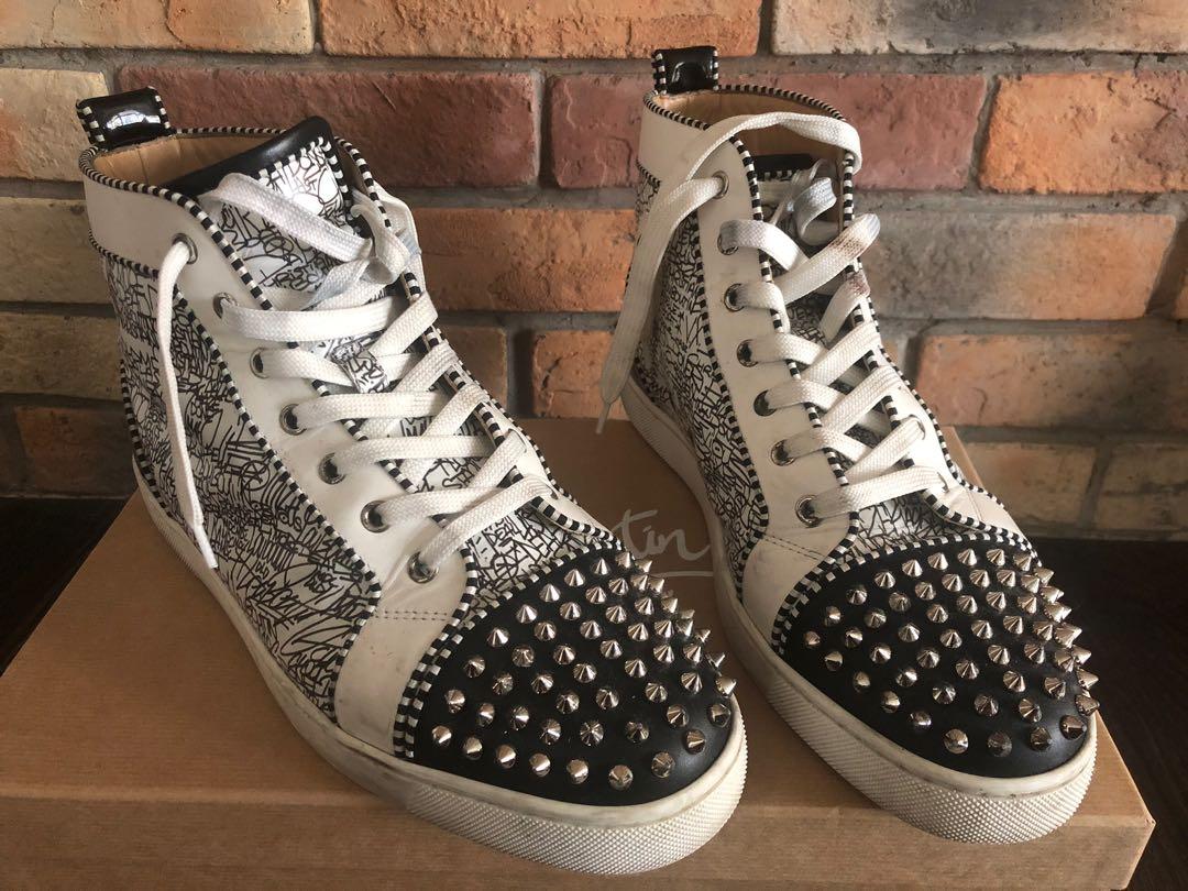 Louboutin high sneakers Clearance