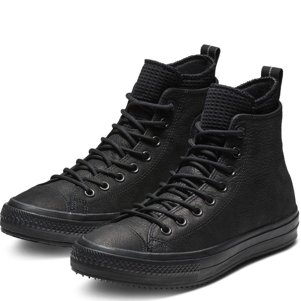 black converse waterproof