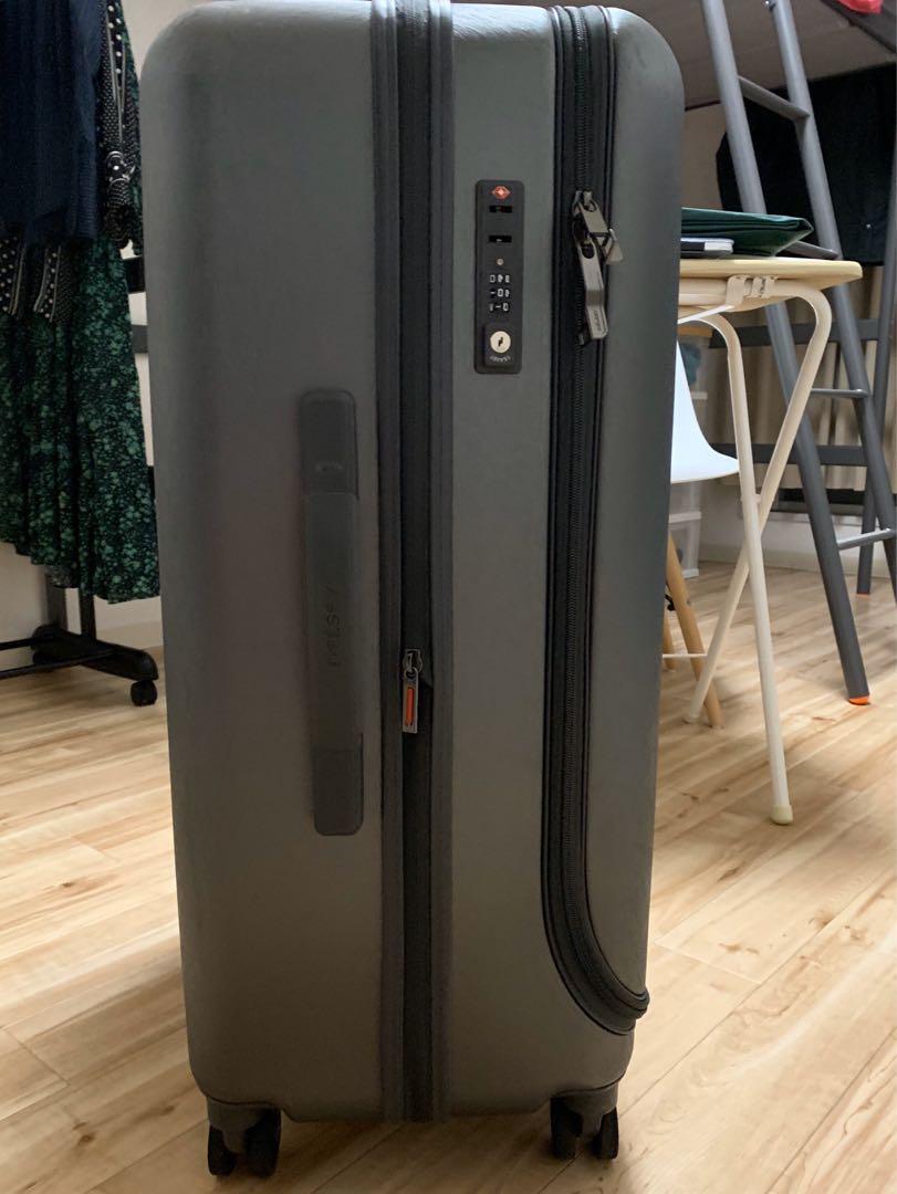 Delsey Grenelle Luggage (L) in Dark Gray, Hobbies & Toys, Travel