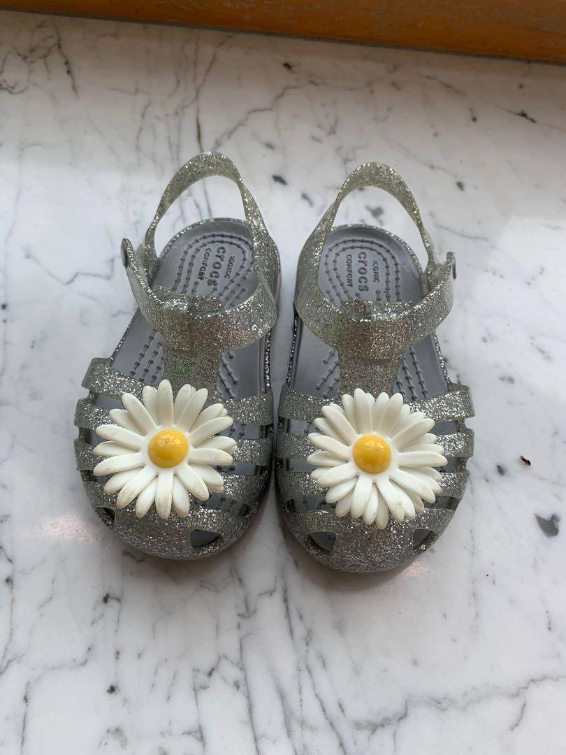 Flower Crocs Sandals, Babies \u0026 Kids 