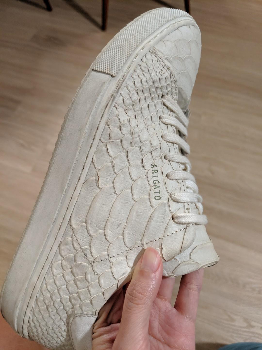 Genuine Axel Arigato Clean 90 White Python Embossed Leather sneakers Women s Fashion Footwear Sneakers on Carousell