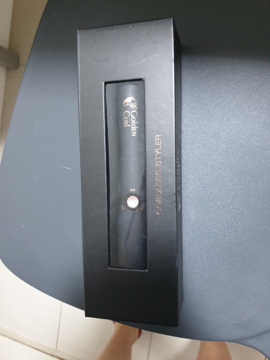 Golden curl cordless styler clearance