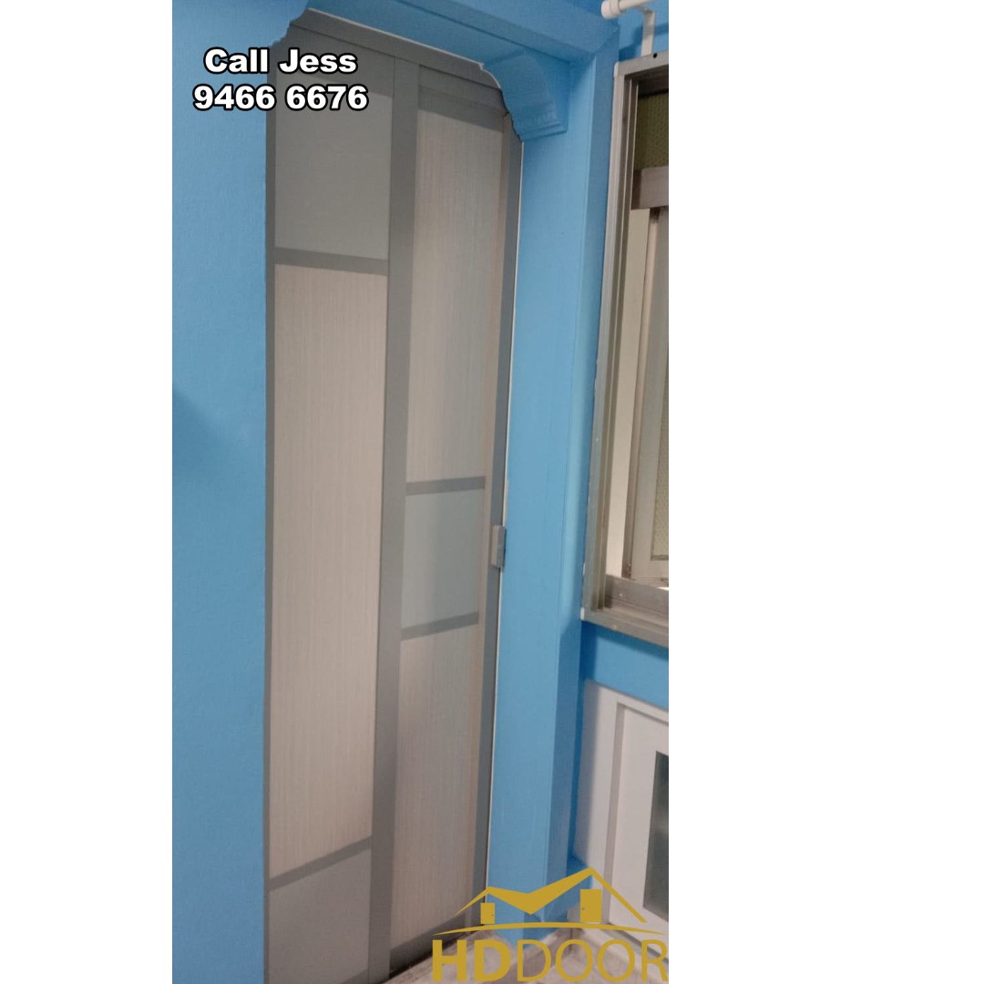 HDB Slide&Swing Design Toilet Door ans Kitchen door with install