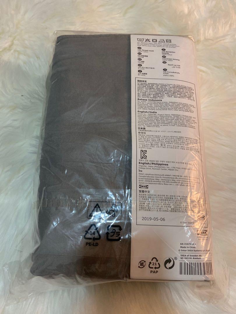 IKEA x VIRGIL ABLOH BEDDING SET, Furniture & Home Living, Furniture