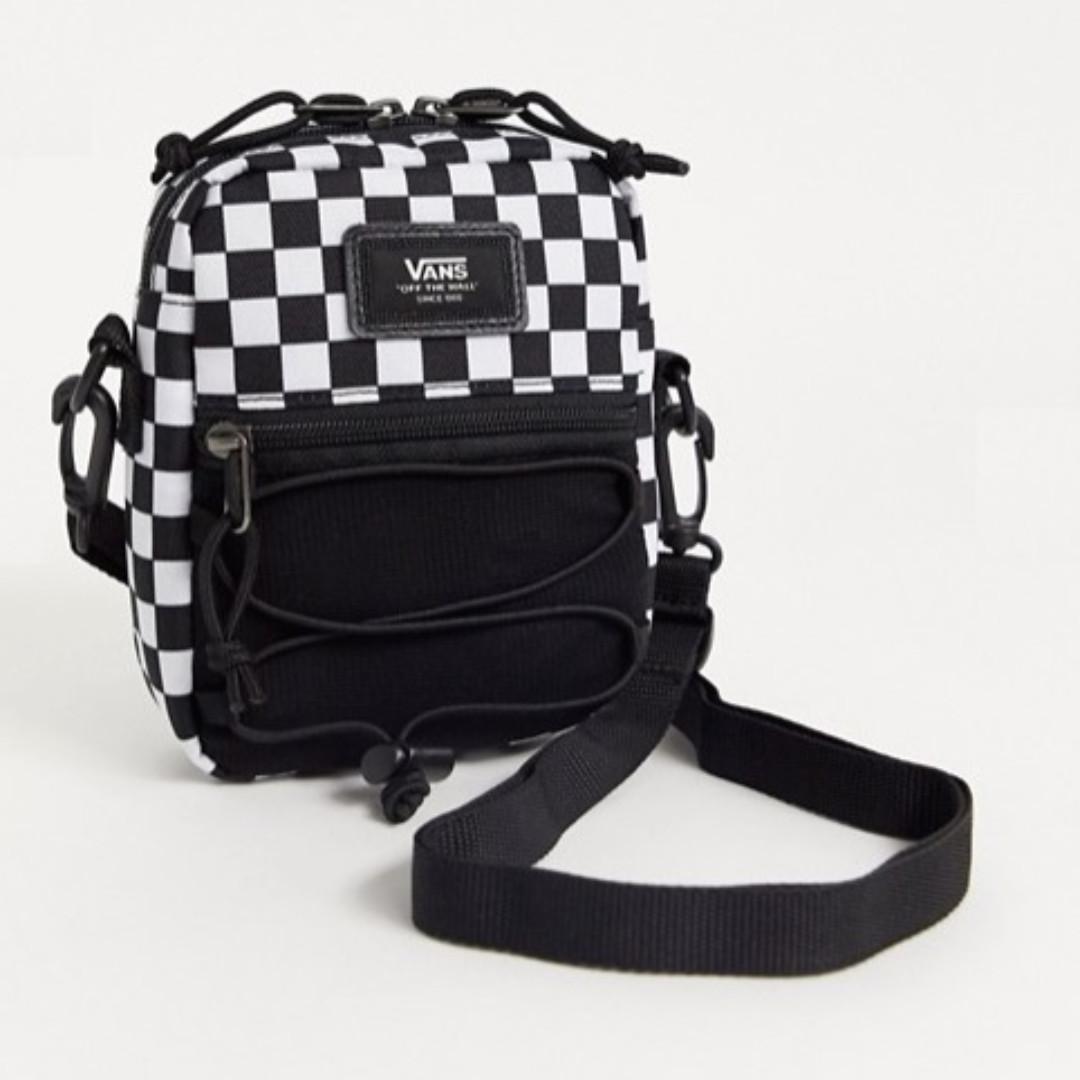Vans sling bag checkerboard clearance