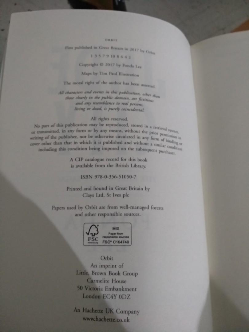 Jade City Fonda Lee, Hobbies & Toys, Books & Magazines, Storybooks on