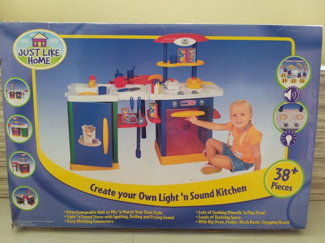 Just Like Home Full Kitchen Playset, Hobbies & Toys, Toys & Games ...