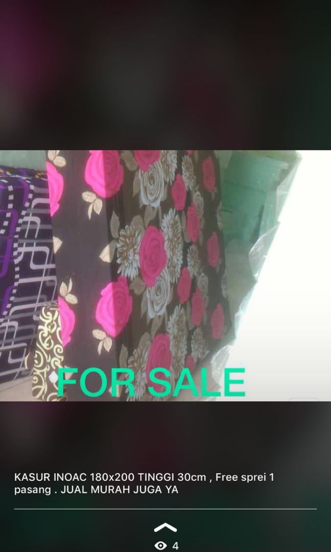 Kasur Inoac 180x200x30 Perabotan Rumah Di Carousell Kasur inoac yutaka ukuran 200 cm x 200 cm x 25 cm dengan density 23 maka perkiraan. carousell