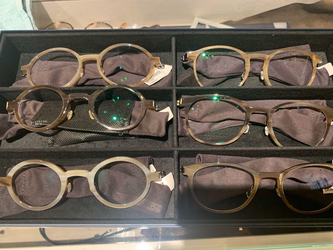Lindberg buffalo horn glasses price outlet