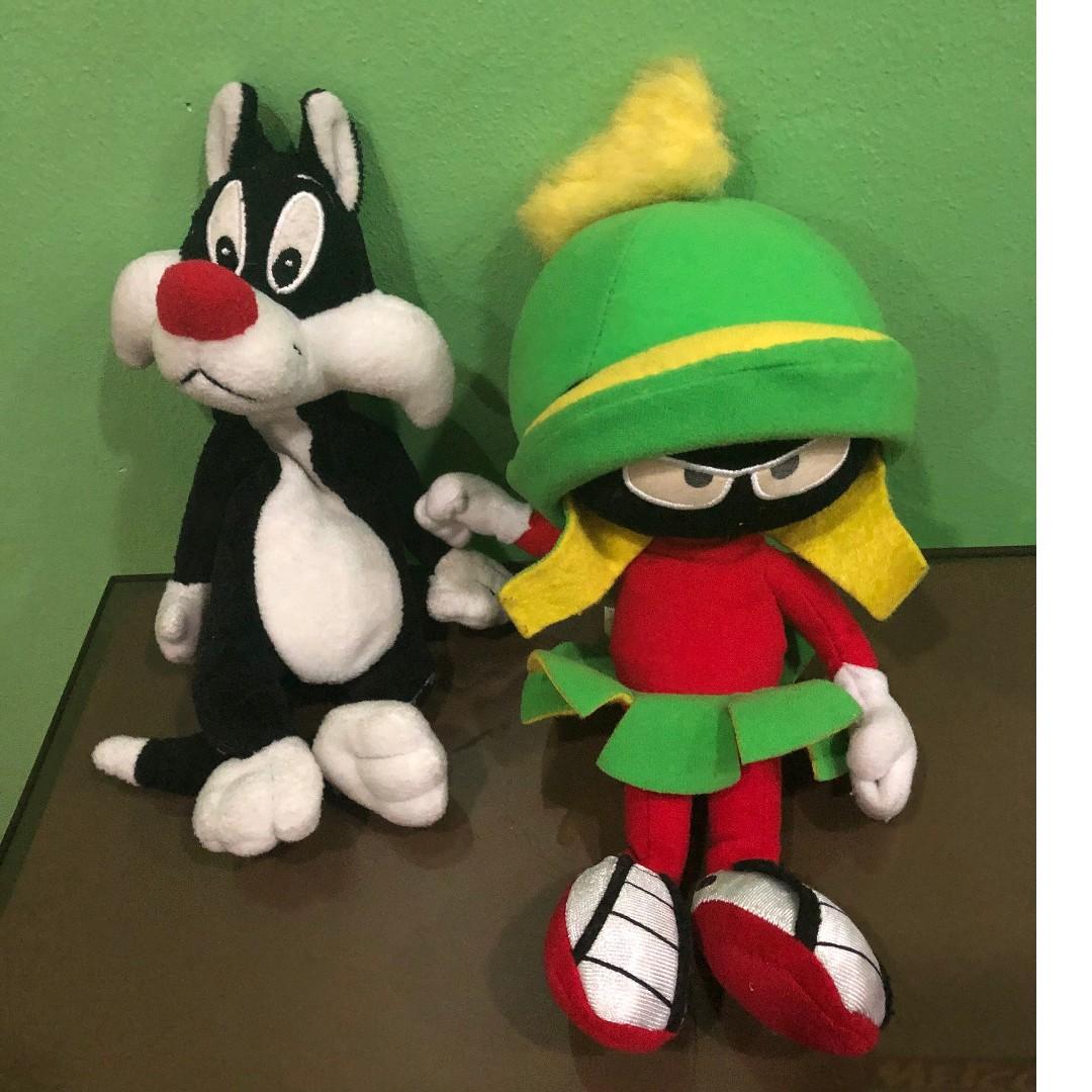 Looney Tunes Plush Playgro Original Sylvester And Marvin The Martian Toys Games Others On Carousell