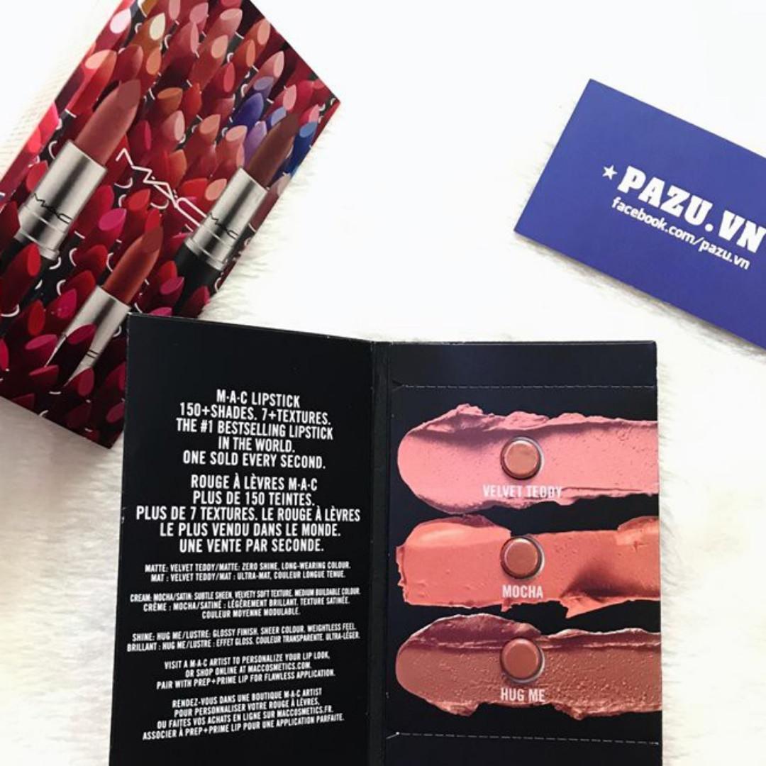 Mac Lipstick Sample Velvet Teddy Mocha Hug Me Health