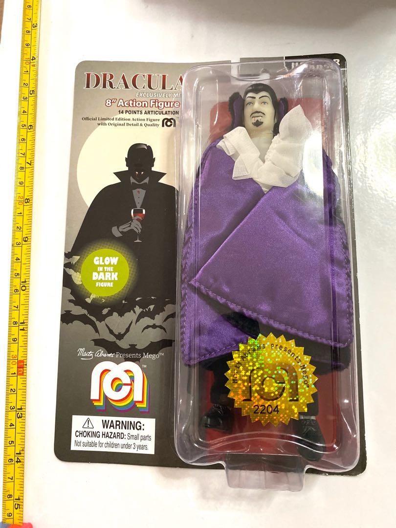 Mego Corp. Dracula,1974, 8 inches, Glow in the dark hands, Hong Kong Mego Corp. Dracula,1974, 8 inches, Glow in the dark hands, Hong Kong