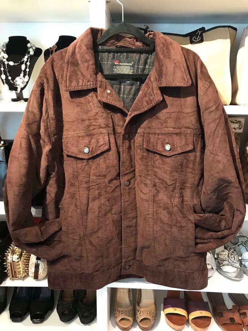 Mens sales cord jacket