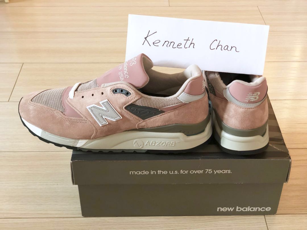 New balance 998 sales Pink