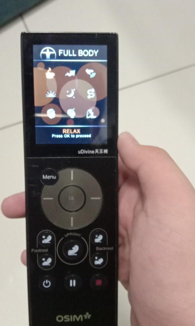 Osim massage chair remote control sales