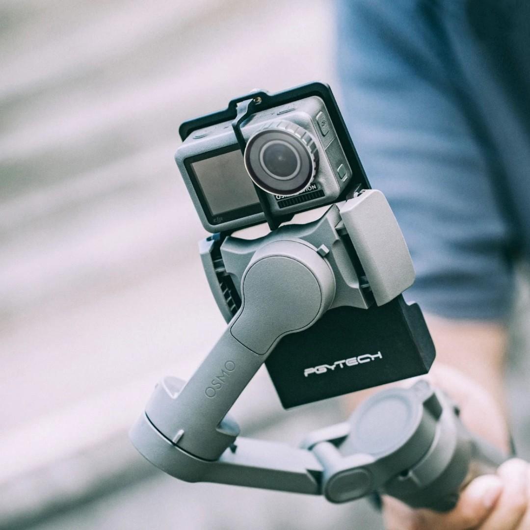 PGYTECH Mobile Gimbal Adapter Plus Mount Plate Holder for GoPro