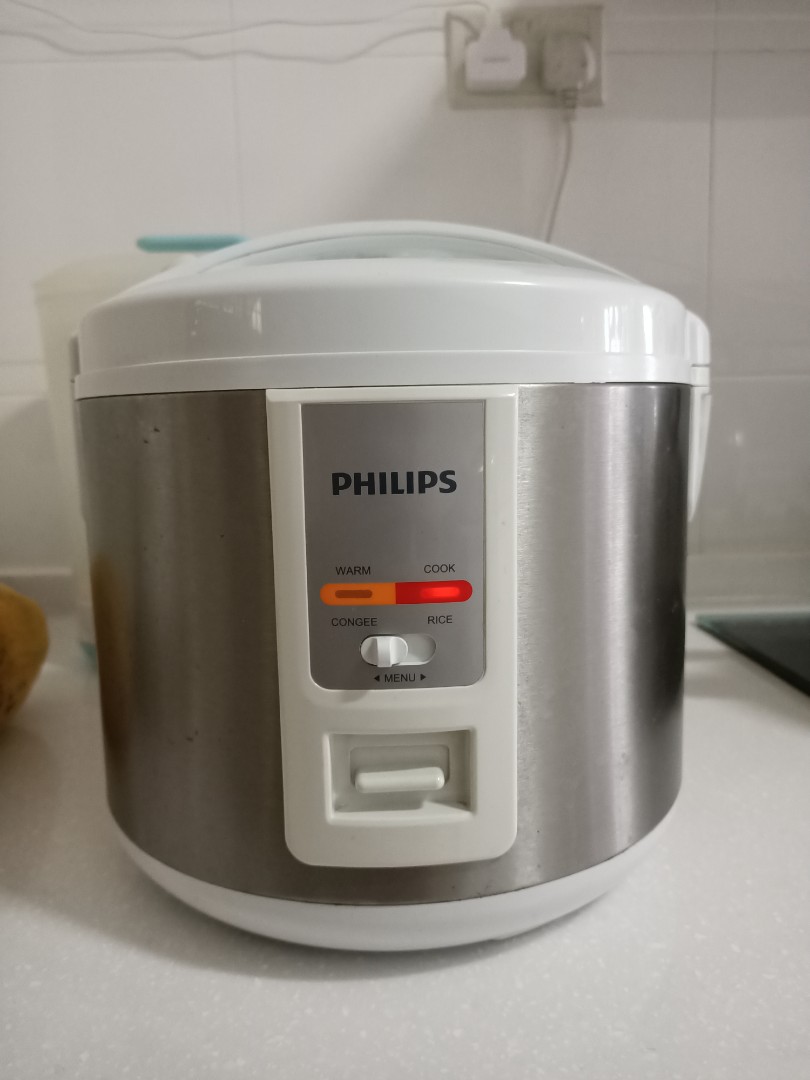 Philips Rice Cooker with steam tray, TV & Home Appliances, Kitchen Appliances, Cookers on Carousell