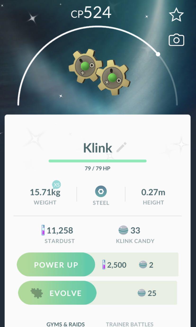 Pokemon Go Shiny Klink Toys Games Video Gaming In Game Products On Carousell