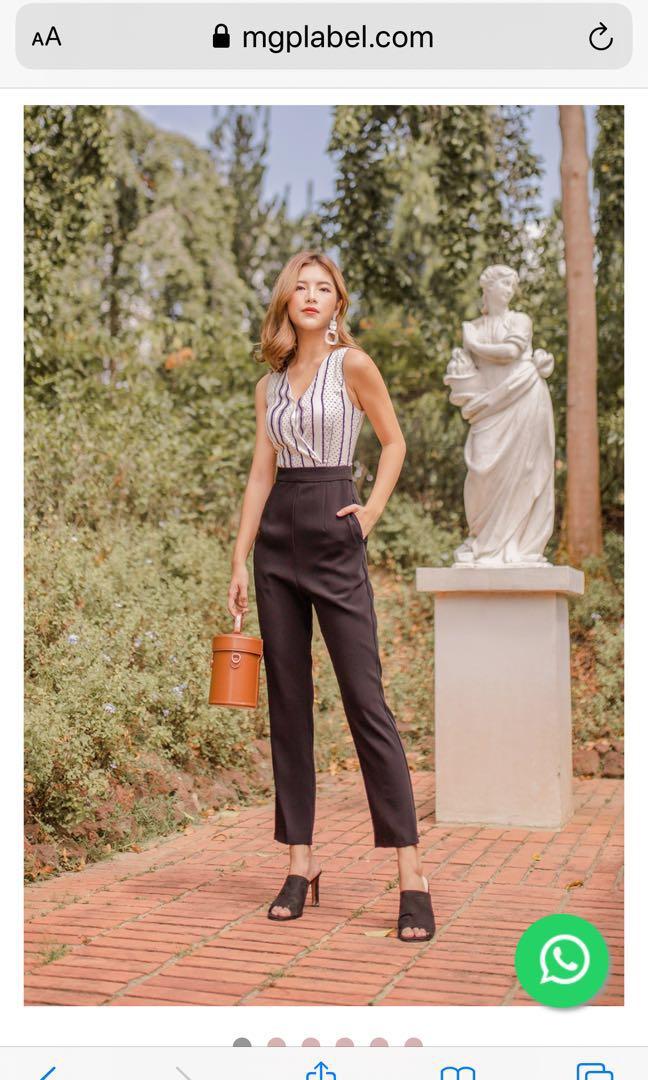 Reddy Stripes Jumpsuit In White Mgplabel Women S Fashion Clothes Rompers Jumpsuits On Carousell Shop online for shoes, clothing, jewelry, dresses, makeup and more from top brands. carousell
