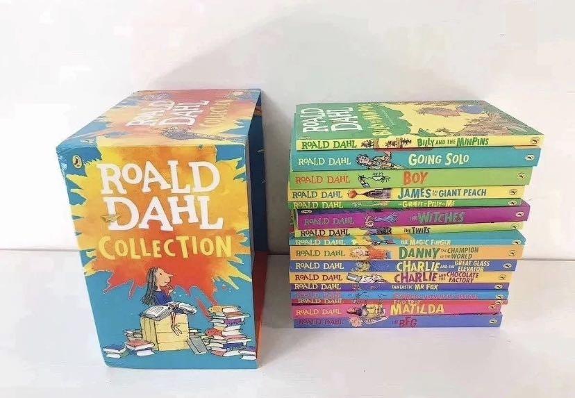 Roald Dhal Box Set 16 Books Books Stationery Children S Books On Carousell