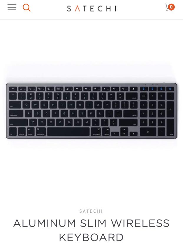 Satechi Bluetooth keyboard, Computers & Tech, Parts & Accessories ...