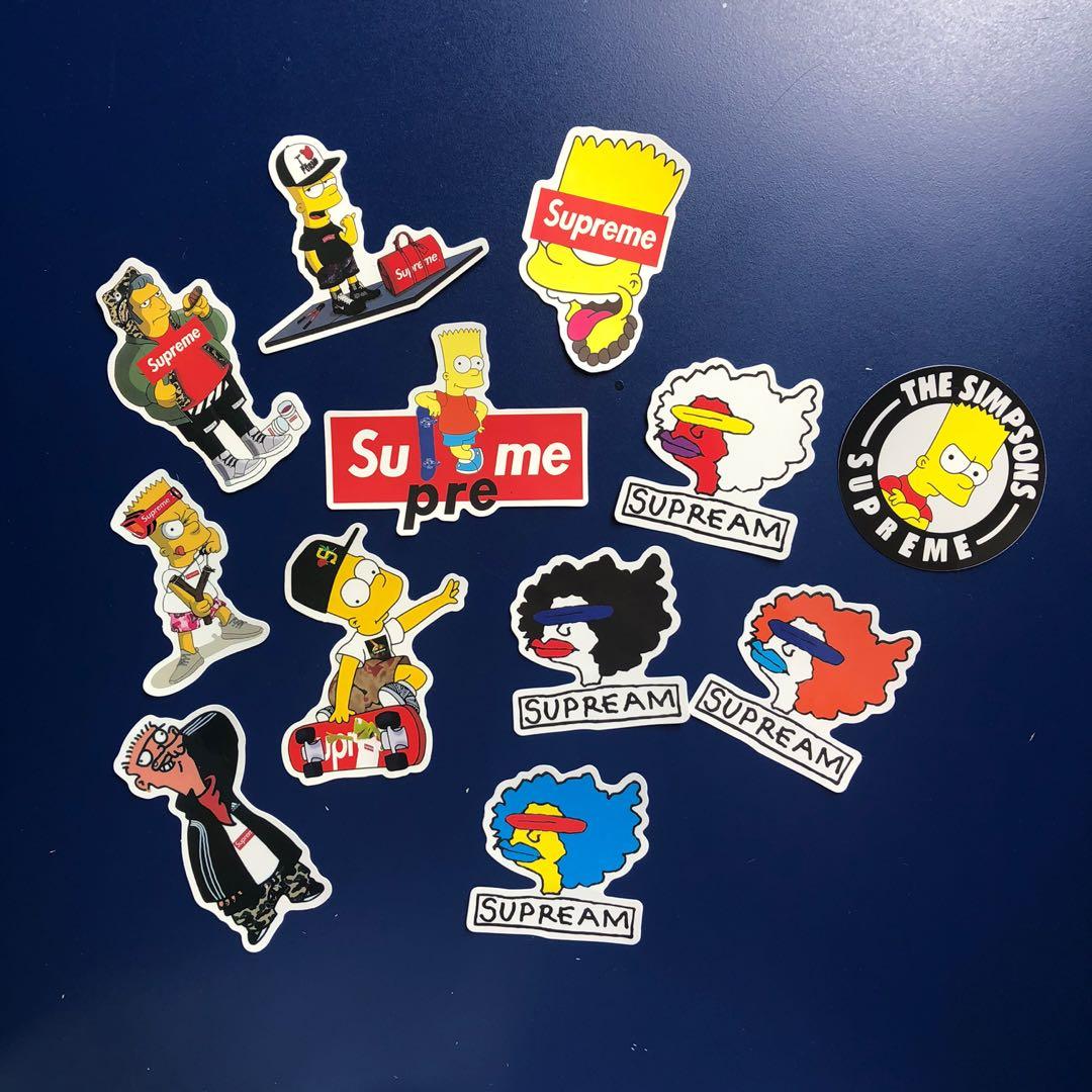 Simpsons supreme deals sticker