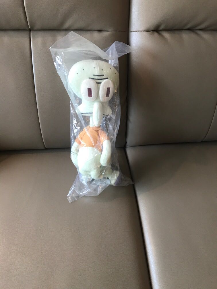 squidward reversible plush