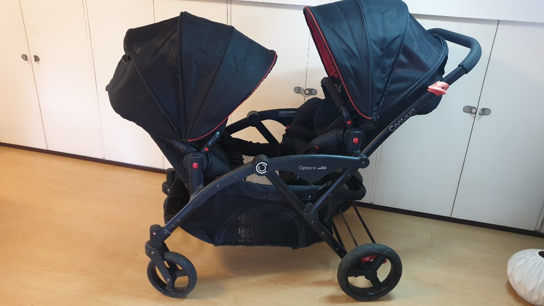 kolcraft tandem double stroller