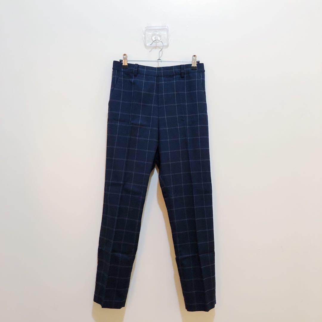Yarra Trail Check Pull On Pant In Blue | MYER