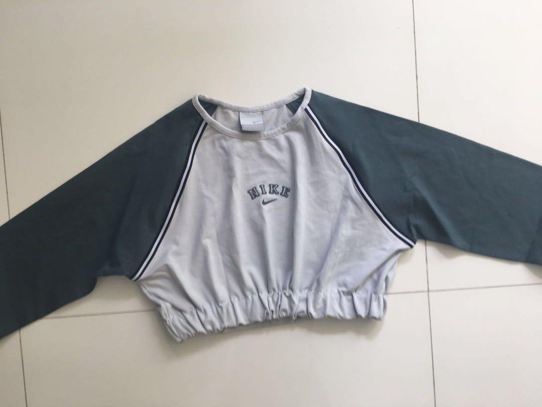 vintage nike crop top