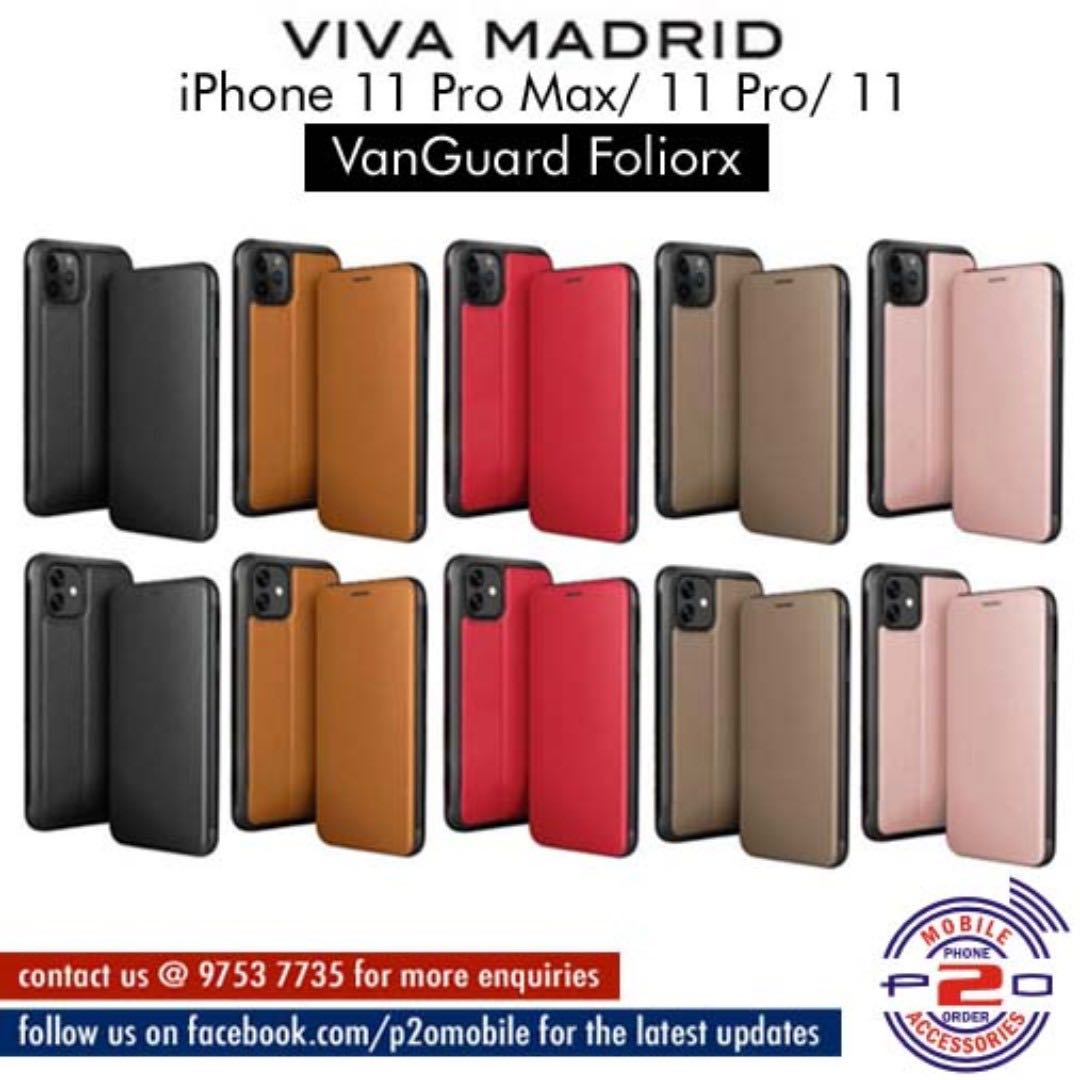 Viva Madrid VanGuard Foliorx iPhone 11 Pro Max 11 Pro 11, Mobile Phones &  Gadgets, Mobile & Gadget Accessories, Cases & Sleeves on Carousell