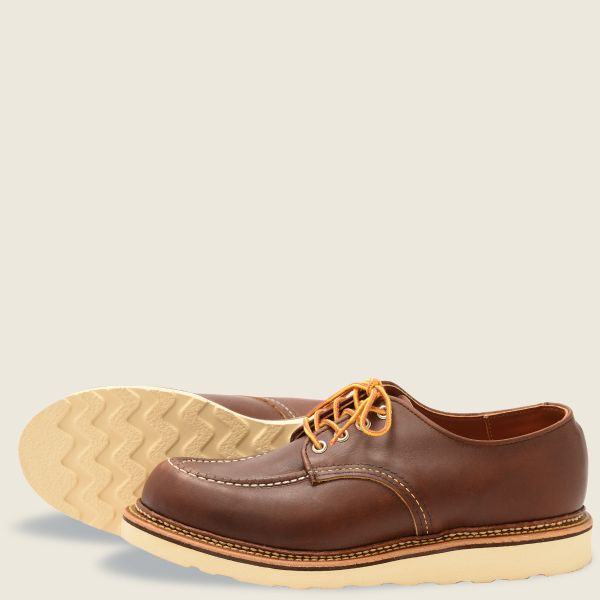 Work Shoe Red Wing Men Oxford Low Cut Mahogany 8109, Men's