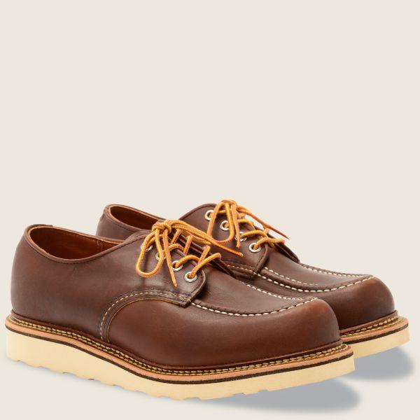 Work Shoe Red Wing Men Oxford Low Cut Mahogany 8109, Men's Work Shoe Red Wing Men Oxford Low Cut Mahogany 8109, Men's