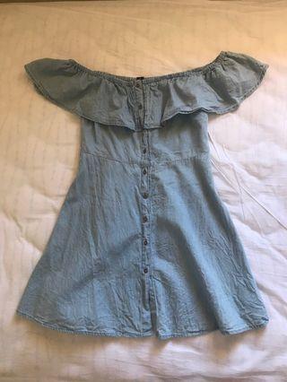 Off-shoulder dress