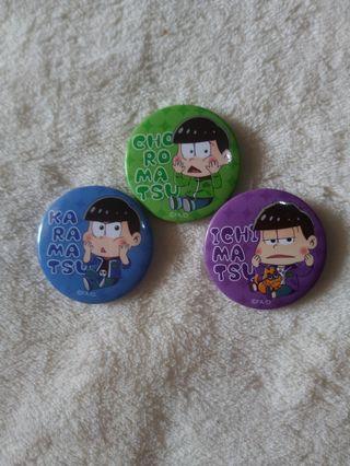 Anime Osomatsu-san min badges
