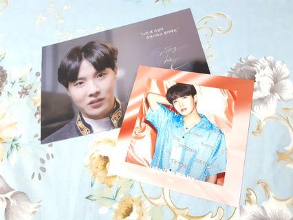 BTS JHOPE/Hoseok POSTCARD + ALBUM JACKET BUNDLE