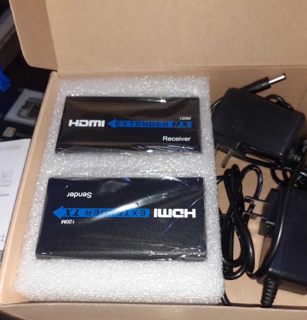 200m HDMI Extender (Category: Cables & Adaptors) located in Manila. Submitted by goodviber.corp (Listing ID 261016473, Image 2). Description: We also have VGA Extender.