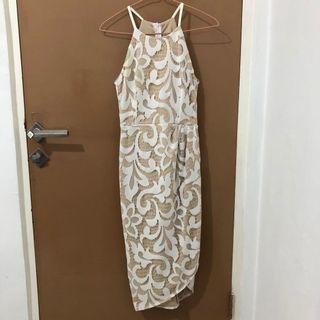 Chocochips Lace Nude Dress