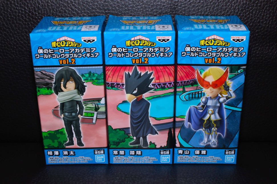 日本直送BANDAI my hero Academia The Amazing Heroes WCF Ultra vol.2 常闇踏陰相澤消太青山優雅我的英雄學院Figure  模型, 興趣及遊戲, 玩具 遊戲類-